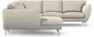 Madison Lux - Hörnsoffa med schäslong vänster - Beige