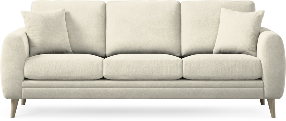 Eden - 3-sits soffa - Vit