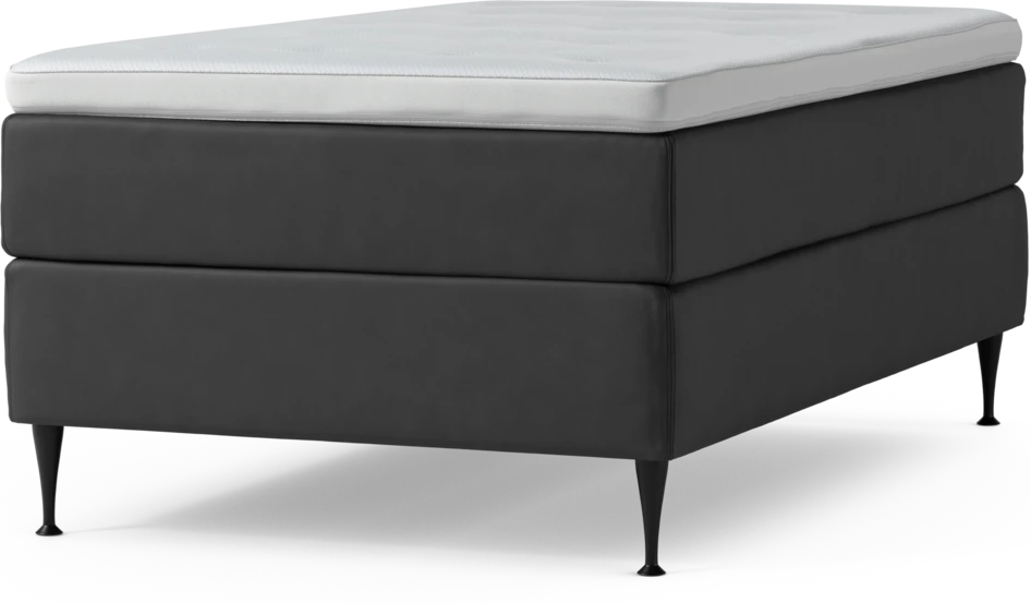 Delux Exclusive - Kontinentalsäng, enkelsäng 120 cm med bäddmadrass och sängben