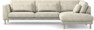 Willow - 3-sits soffa med divan höger, fast klädsel - Beige