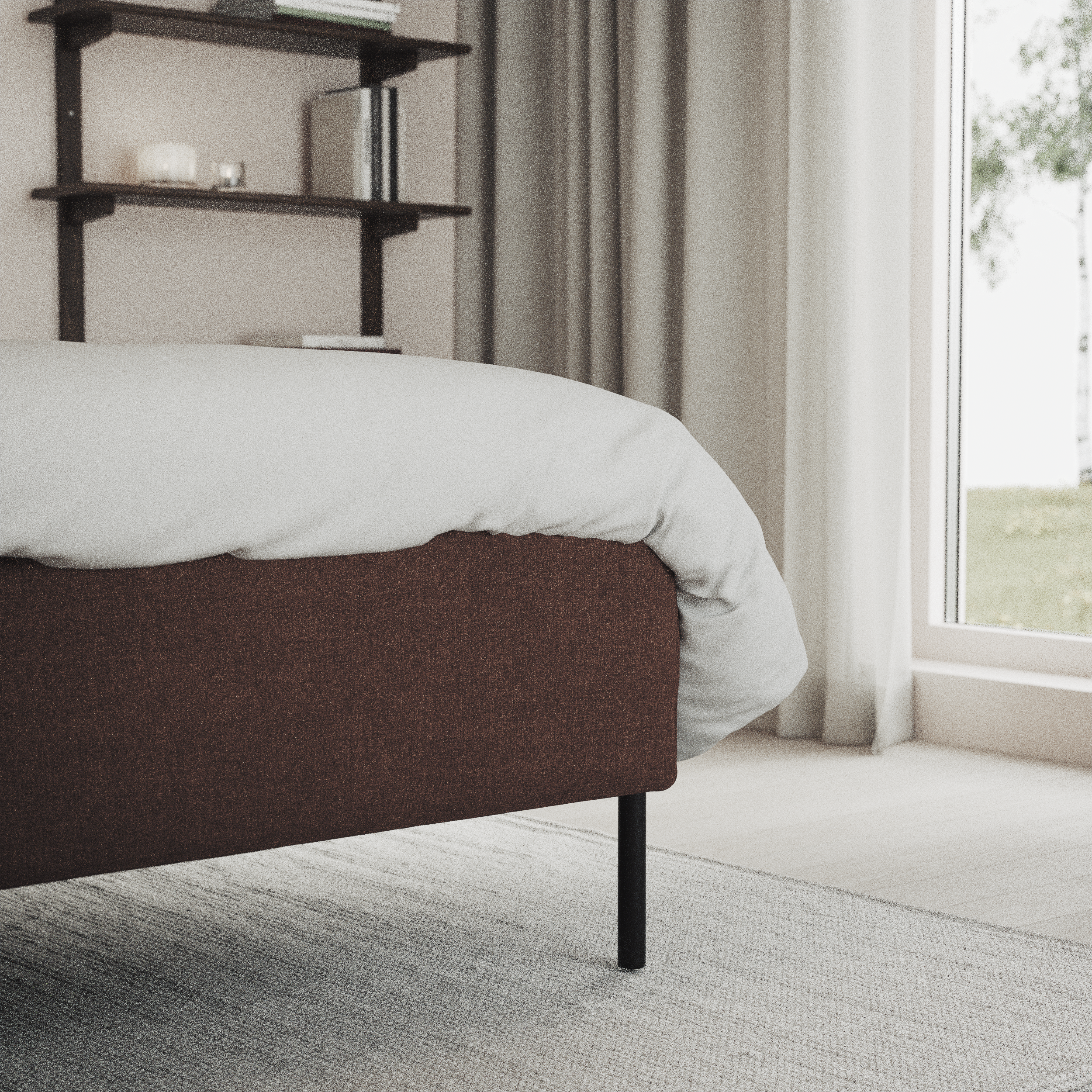 Delux Sense - Kontinentalsäng, dubbelsäng med bäddmadrass och sängben - inspiration
