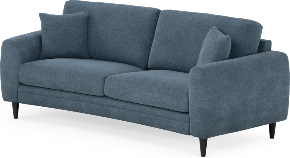 Eden - 2,5-sits soffa svängd - Blå
