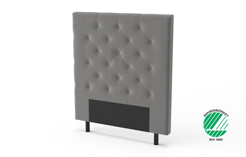 Sense - Sänggavel, B 90-140 cm - Grå