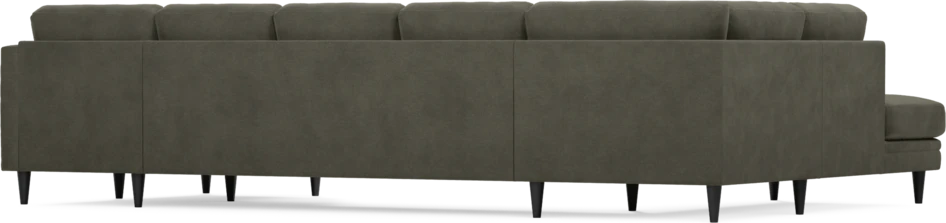 Eden - 3-sits soffa med divan vänster och schäslong höger - Grå