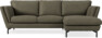 Madison - 2-sits soffa med schäslong höger - Brun