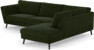 Madison Lux - 3-sits soffa med divan höger - Grön