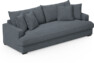 Mila - 4-sits soffa, hel dyna - Blå