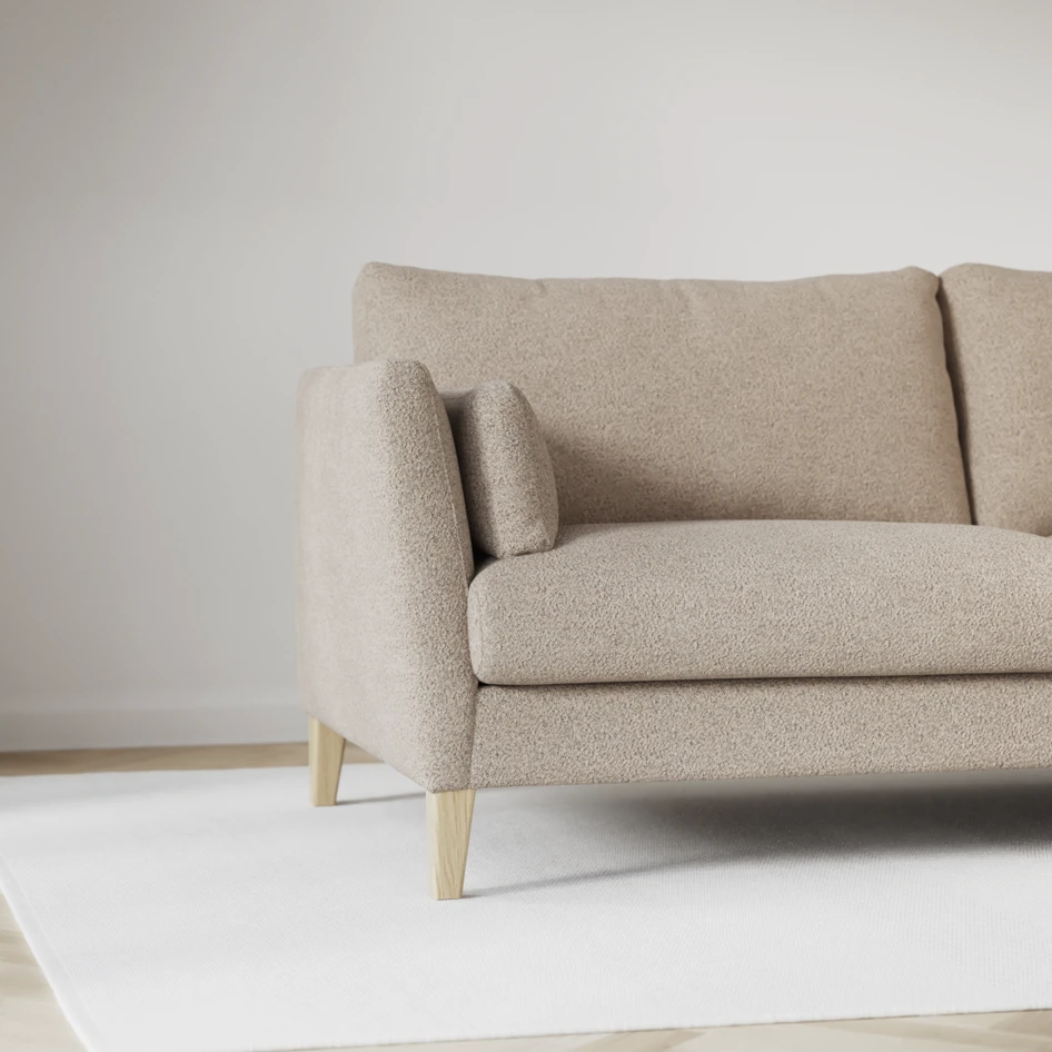Winston - 4-sits soffa - Brun