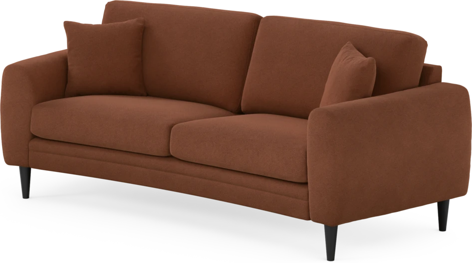 Eden - 2,5-sits soffa svängd - Orange