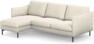 Madison Lux - 2-sits soffa med schäslong vänster - Vit