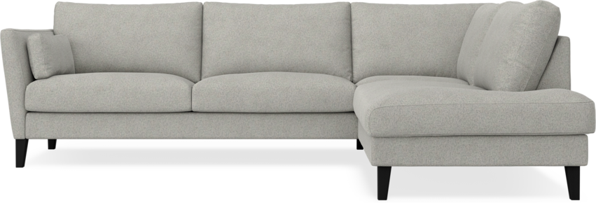 Winston - 3-sits soffa med divan höger - Grå