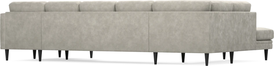 Eden - 3-sits soffa med divan vänster och schäslong höger - Grå