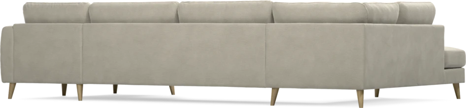 Bridge - 3-sits soffa med divan vänster och schäslong höger - Brun
