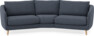 Madison - 3-sits soffa svängd, 90 cm - Blå