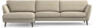 Madison Lux - 3-sits soffa med schäslong vänster - Beige