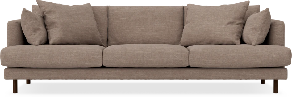 Harper - 4-sits soffa - Brun