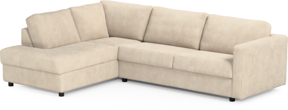 Lindö - Bäddsoffa 2,5-sits med divan - Beige