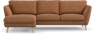 Madison Lux - 2-sits soffa med schäslong vänster - Orange