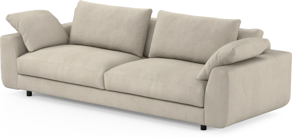 Amie - 4-sits soffa - Vit