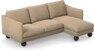 Madison - 2-sits soffa med schäslong höger - Beige