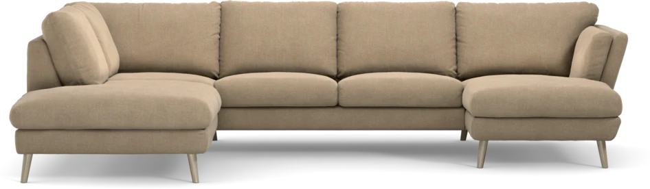 Madison Lux - 2-sits soffa med divan vänster och schäslong höger - Beige
