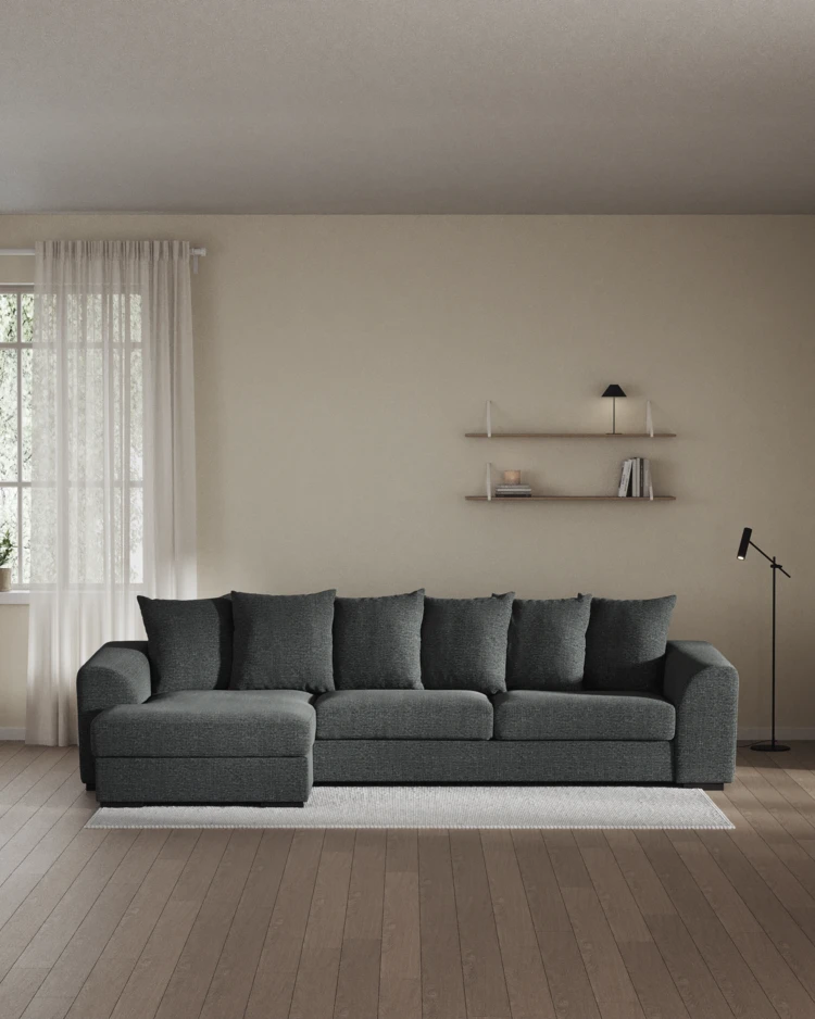 Town - 3-sits soffa med schäslong vänster - inspiration