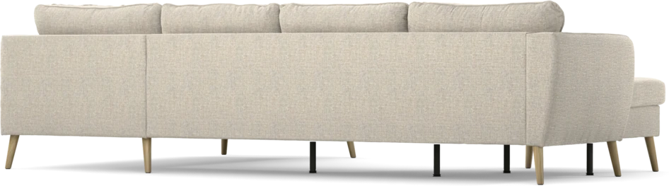 County - 3-sits soffa med schäslong vänster och divan höger - Beige