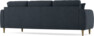 Eden - 3-sits soffa svängd - Blå