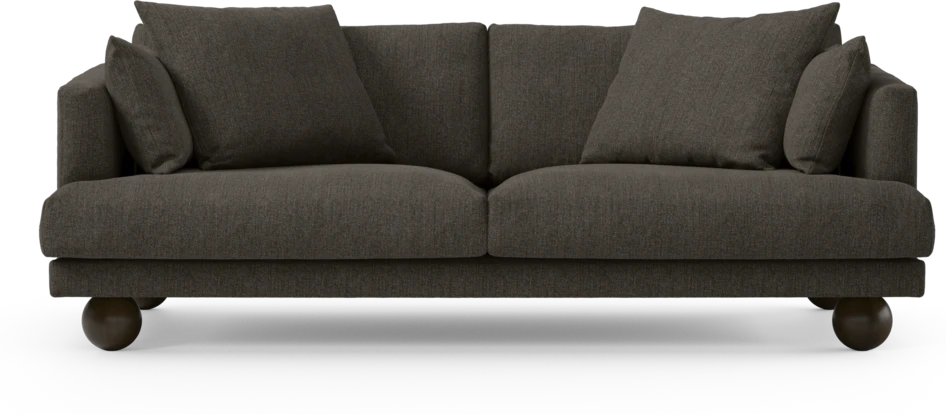 Harper - 3-sits soffa - Brun