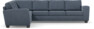 Friday - Hörnsoffa, 2+3-sits - Blå