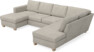 Friday - 3-sits soffa med schäslong vänster och divan höger - Beige