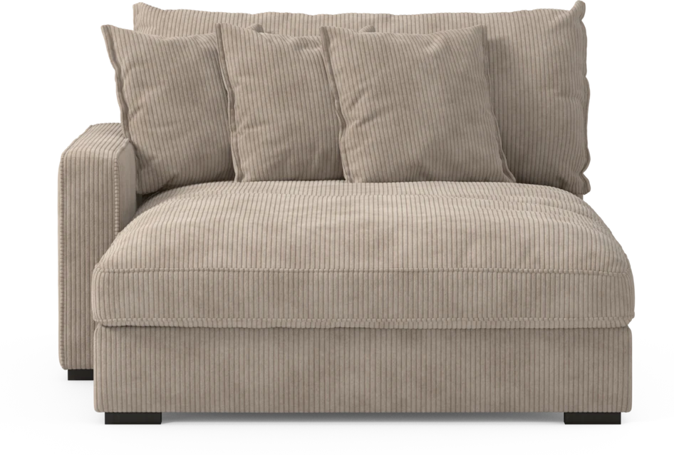 Rossi - Schäslong XL vänster - Beige