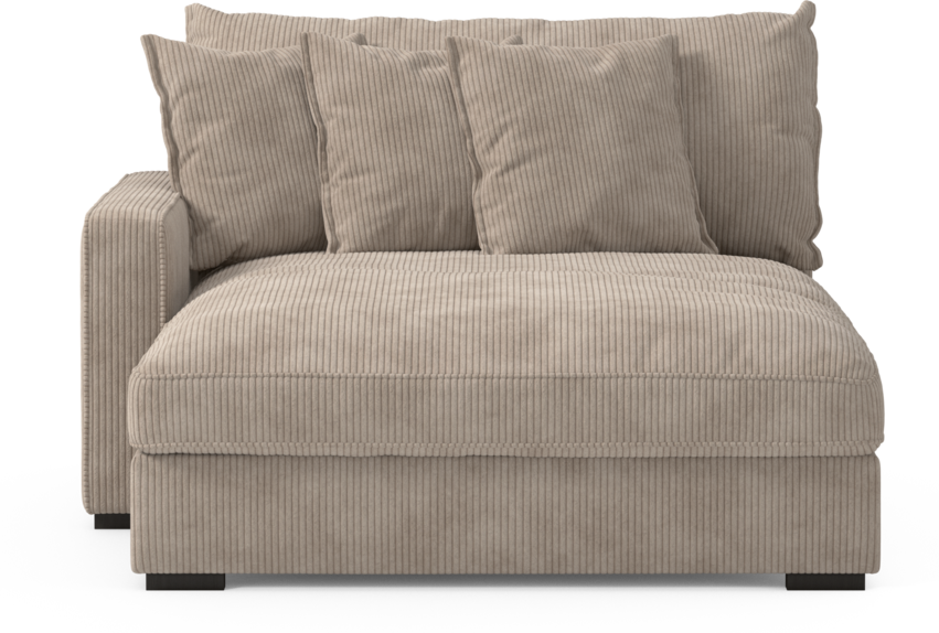 Rossi - Schäslong XL vänster - Beige