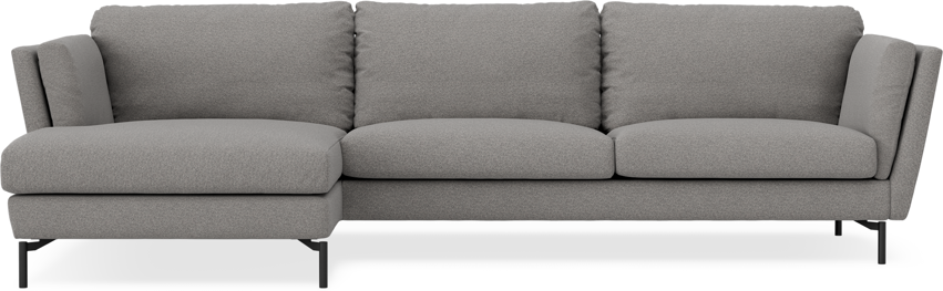 Madison - 3-sits soffa med schäslong vänster - Grå