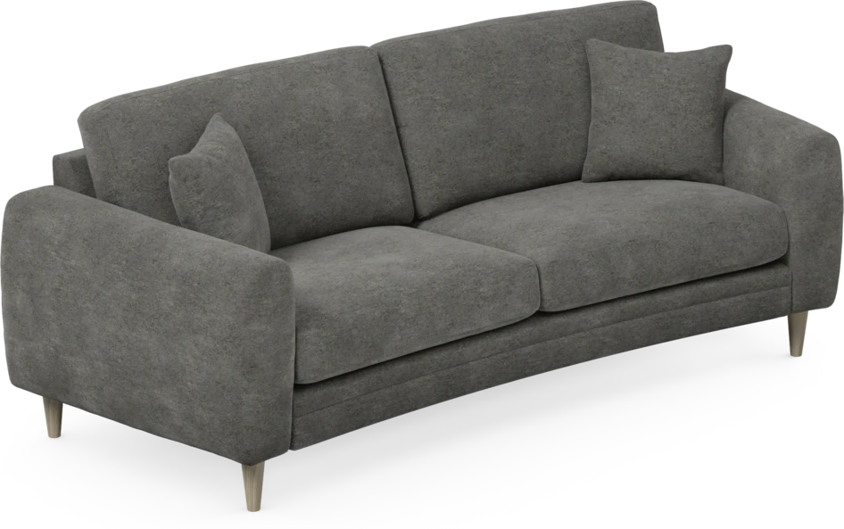 Eden - 2,5-sits soffa svängd - Grå
