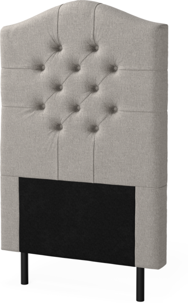 New York välvd - Sänggavel, 90-210 cm - Grå