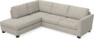 Friday - 2,5-sits soffa med divan vänster - Beige