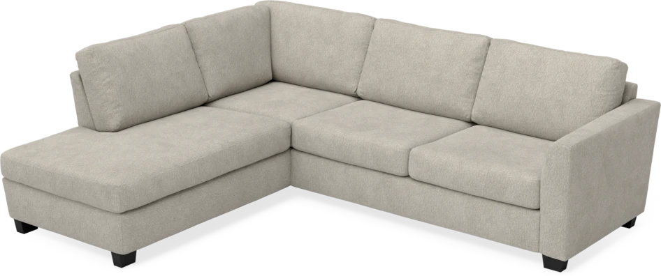 Friday - 2,5-sits soffa med divan vänster - Beige