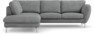 Madison Lux - 2-sits soffa med divan vänster - Vit