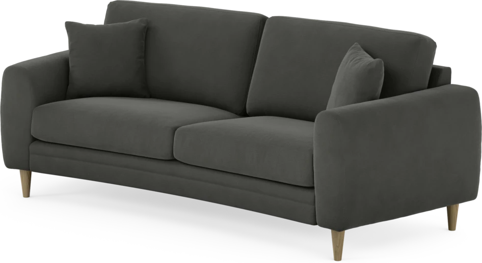 Eden - 2,5-sits soffa svängd - Grå
