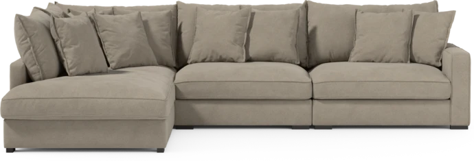 Rossi, 3-sits soffa med divan vänster