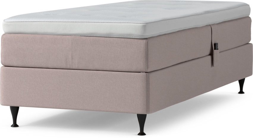 Delux Sense - Ställbar säng, enkelsäng med bäddmadrass och sängben