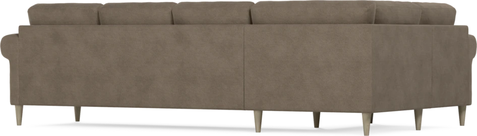 Eden - Hörnsoffa, 1+3-sits - Brun