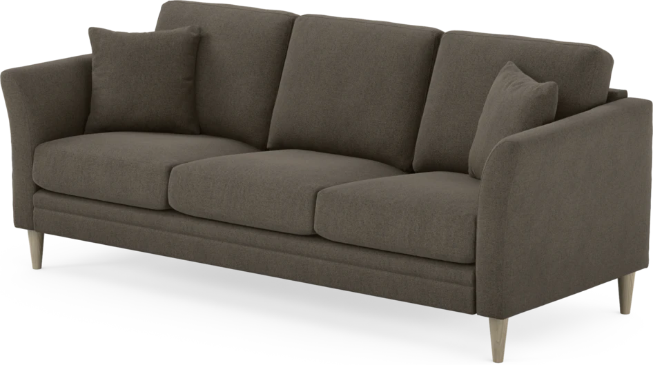 Eden - 3-sits soffa - Brun