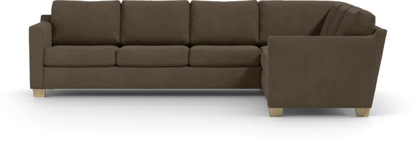 Friday - Hörnsoffa, 3+2-sits - Brun