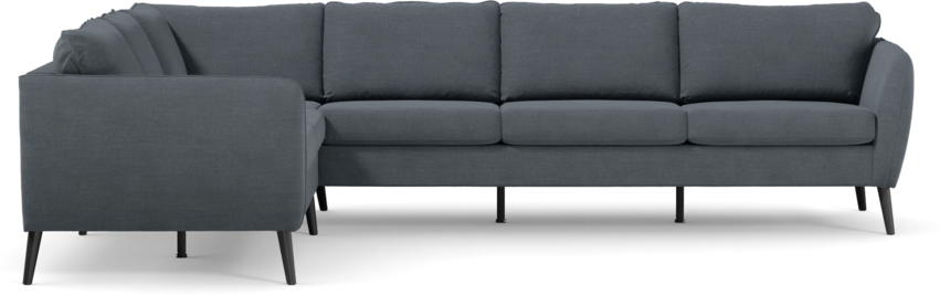 County - Hörnsoffa, 2+3-sits - Blå