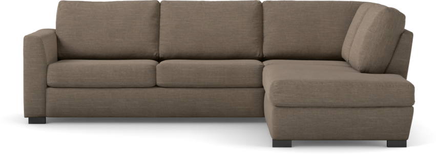 Friday - 2,5-sits soffa med divan höger - Brun