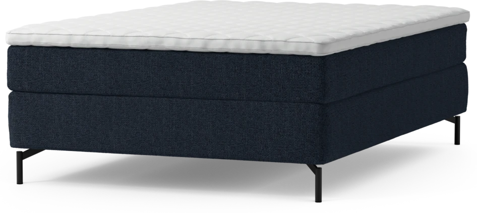 Delux Sense - Kontinentalsäng, enkelsäng 140 cm med bäddmadrass och sängben