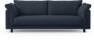 Cherrie - 3-sits soffa, hel dyna, fast klädsel - Blå