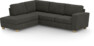 Friday - 2,5-sits soffa med divan vänster - Grå